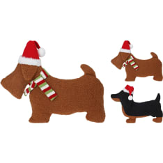 H&S Christmas Dogs decorative cushion