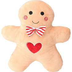 H&S Gingerbread Man decorative cushion