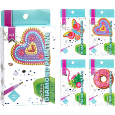 Keychain Diamond Painting avaimenperä askartelusetti (lajitelma)