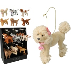 H&S dog Christmas tree ornament
