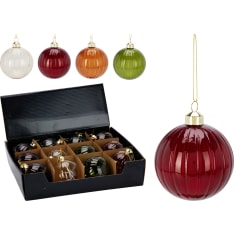 H&S glass Christmas bauble