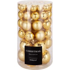 H&S Disco 64-piece Christmas bauble set