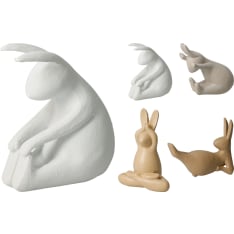 H&S yoga bunny figurine