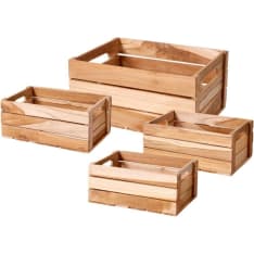 H&S teak basket