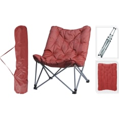 KM upholstered camping chair