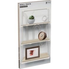 H&S wall shelf with three shelves