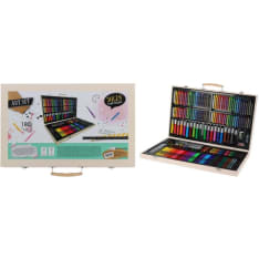 Jolly Craft Studio Art & Draw Paint Set 180-osainen taiteilijasalkku