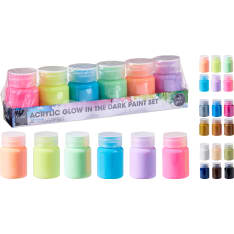 Artist Acrylic Paint Set akryylimaali 6 kpl