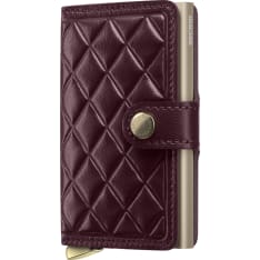 Secrid Miniwallet Emboss Diamond Bordeaux+ korttikotelo