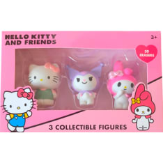 Hello Kitty 3D eraser collectible figures, 3 pcs/pack