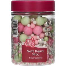 FunCakes Rose Garden Mix 80 g pehmeät sokerihelmet