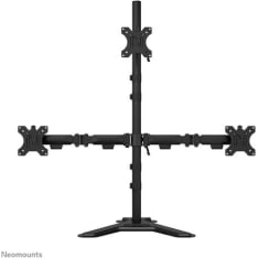 Neomounts DS45-600BL2-1 desktop stand for three monitors