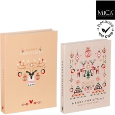 Mica Christmas book decorative box