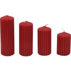 Decoris set of 4 table candles