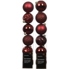 Decoris 6 kpl joulupallo