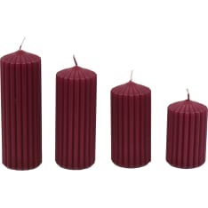 Decoris 4 kpl pöytäkynttilä