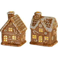 Lumineo Gingerbread House LED House Lantern