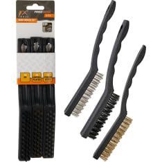 FX-Tools 3-piece steel brush set