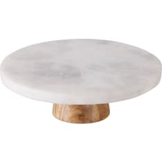 H&S marble cake stand