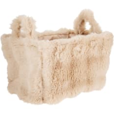 H&S faux fur basket