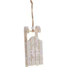 H&S 15 cm hanging snowmobile ornament