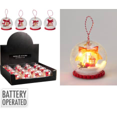 H&S Christmas bauble with LED light