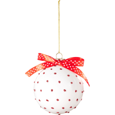 H&S Christmas bauble with a bow