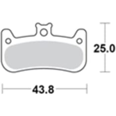 Motomaster Brake pad bicycle Organic: Formula Cura 4