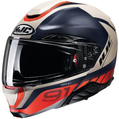 HJC Helmet RPHA 91 Rafino White/Blue/Red MC1SF