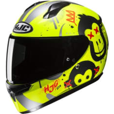 HJC Helmet C10 Geti MC3HSF Fluo Yellow