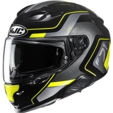 HJC Kypärä F71 Arcan MC3H Musta/Fluo Keltainen