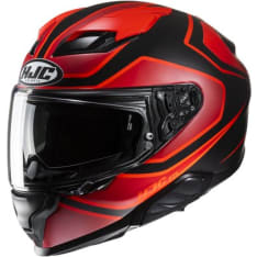 HJC Helmet F71 Idle MC1SF Red/Black