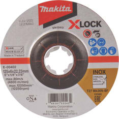Makita X-Lock 125x6mm Metalli RST hiomalaikka