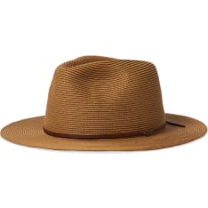 Brixton Wesley Straw Packable Fedora-hattu