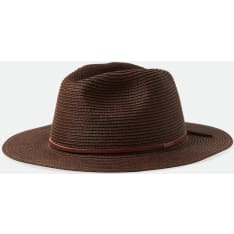 Brixton Wesley Straw Packable Fedora Men's Hat