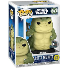 Funko Pop! Star Wars: Mandalorian & Grogu - Rotta the Hutt (Glow)