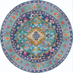 Kotoilu Jodhpur round rug