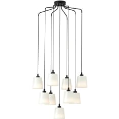 EGLO BERNABETTA 9XE27 black/white pendant lamp