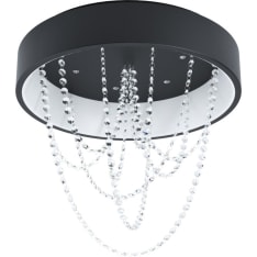 EGLO Berlona 6x5,4W 3000K musta/kristalli LED kattovalaisin