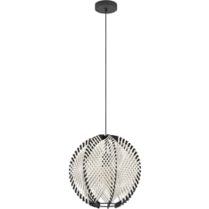 Eglo Waverton 40Cm Musta/Valk riippuvalaisin