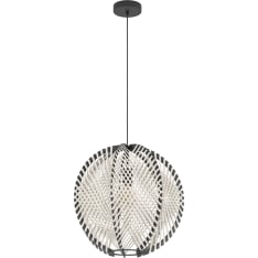 Eglo Waverton 48Cm Musta/Valk pendant lamp