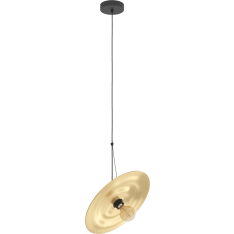 Eglo Lintmill Musta/Messinki pendant lamp