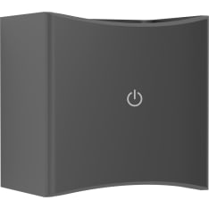 EGLO Tressanti wave 2,9W LED 3000K 280lm IP44 musta ladattava ulkoseinävalaisin