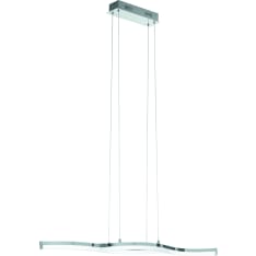 EGLO LASANA 2 2X10.5W LED 3000K 2600lm chrome/white pendant lamp
