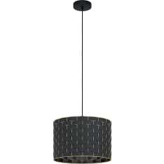 EGLO MARASALES E27 black/brass pendant lamp