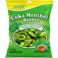 Woogie Euca Menthol 175 g karkkipussi