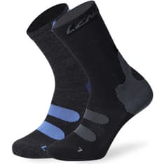 Lenz Outdoor 1.0 2-pack Black/Navy Hiking Sock