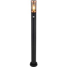 Globo Boston 110 outdoor pole light with sensor