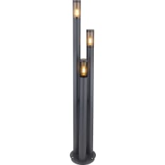 Globo Boston IP44 3-part outdoor pole light