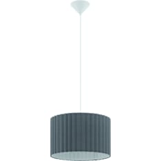 EGLO E27 38 cm grey/white pendant lamp